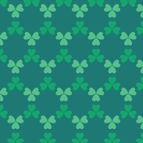 Seamless Green Shamrock Pattern on Transparent Background - Download Free Stock Videos Pikwizard.com