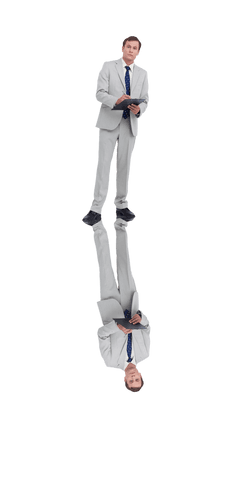 transparent businessman in formal suit holding notebook - Download Free Stock Videos Pikwizard.com