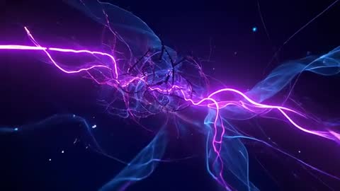 Abstract Pulsing Veins with Dynamic Digital Art