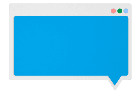 Blue Speech Bubble on Transparent Background with Colorful Dots - Download Free Stock Videos Pikwizard.com