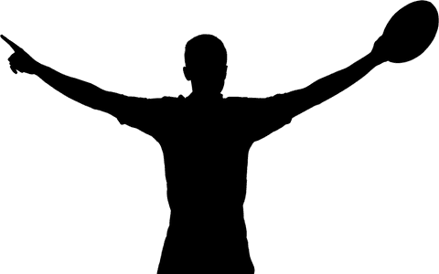 Transparent Silhouette of Athlete with Ball on White Background - Download Free Stock Videos Pikwizard.com