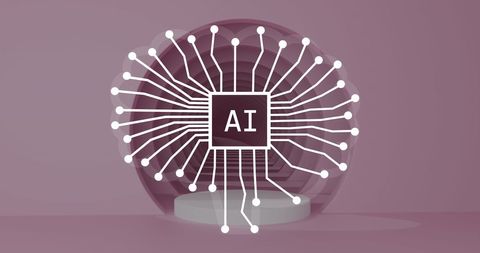 Artificial Intelligence Network in Futuristic Design - Download Free Stock Images Pikwizard.com