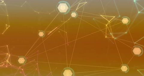 Digital Network Interface with Abstract Connections - Download Free Stock Images Pikwizard.com