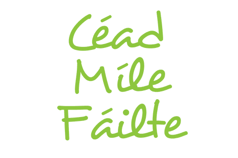 Céad Míle Fáilte Text Illustration Transparent Background - Download Free Stock Videos Pikwizard.com