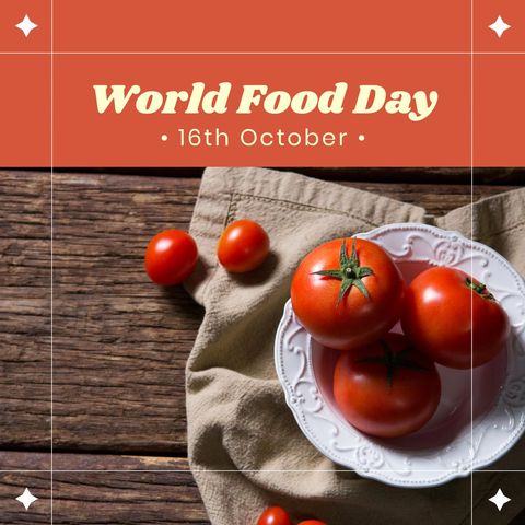world food day celebration with fresh tomatoes on rustic wood - Download Free Stock Templates Pikwizard.com