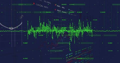 Digital data processing on global finance interface