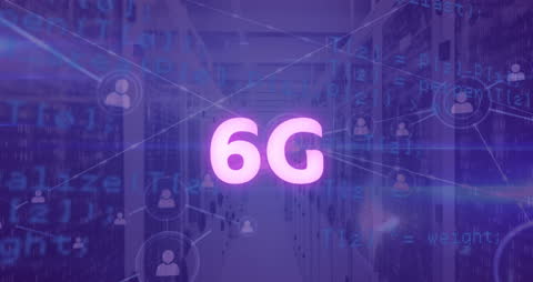 Futuristic 6G Technology and Global Connections Network