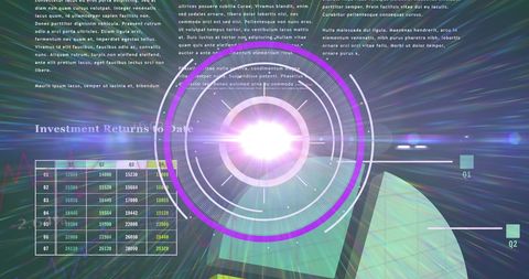 Digital Data Interface with Dynamic Luminosity and Graphs - Download Free Stock Images Pikwizard.com