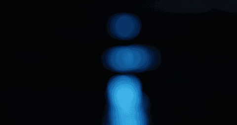 abstract defocused blue light rising behind horizon - Download Free Stock Videos Pikwizard.com