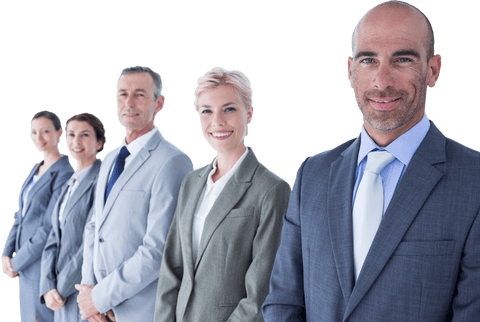 transparent business team in suits illustrating professional unity - Download Free Stock Videos Pikwizard.com