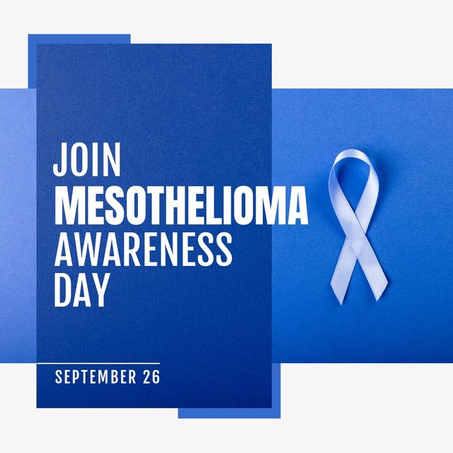 Mesothelioma Awareness Day Join Event Promotion Banner with Blue Ribbon - Download Free Stock Templates Pikwizard.com