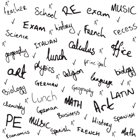 transparent school text doodles vector element collection - Download Free Stock Videos Pikwizard.com
