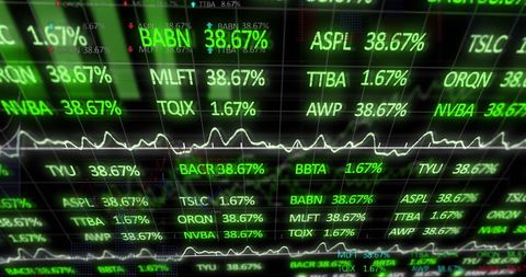 Dynamic Digital Stock Market Display and Analysis - Download Free Stock Images Pikwizard.com