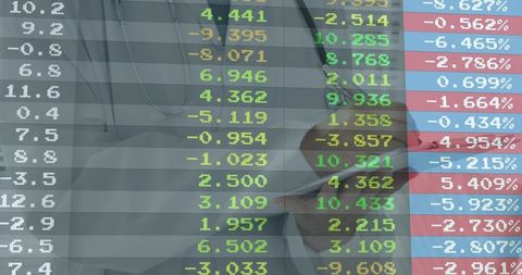 Healthcare Professional Analyzing Financial Data with Technology