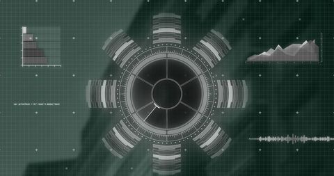 Futuristic Technology Interface Data Analytics - Download Free Stock Images Pikwizard.com