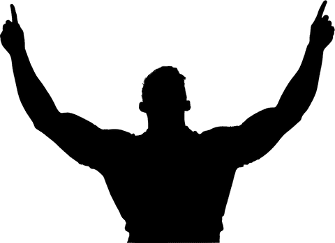 Rugby Player Celebrating Victory in Transparent Silhouette - Download Free Stock Videos Pikwizard.com