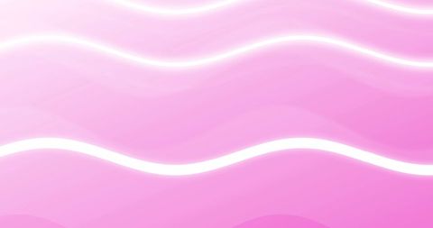 Abstract wavy white lines on pink background