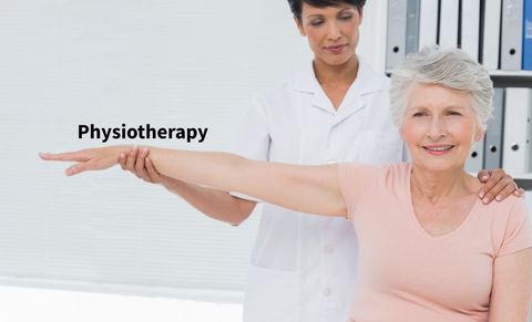 senior woman receiving physiotherapy from supportive therapist - Download Free Stock Templates Pikwizard.com