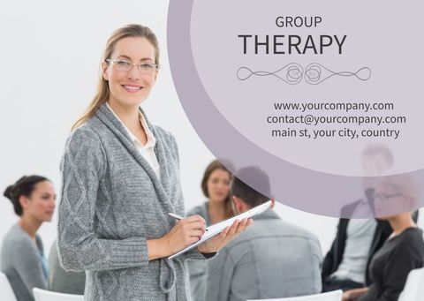 understanding and support in group therapy session - Download Free Stock Templates Pikwizard.com