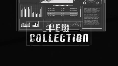 Futuristic Digital Finance Dashboard with New Collection Text