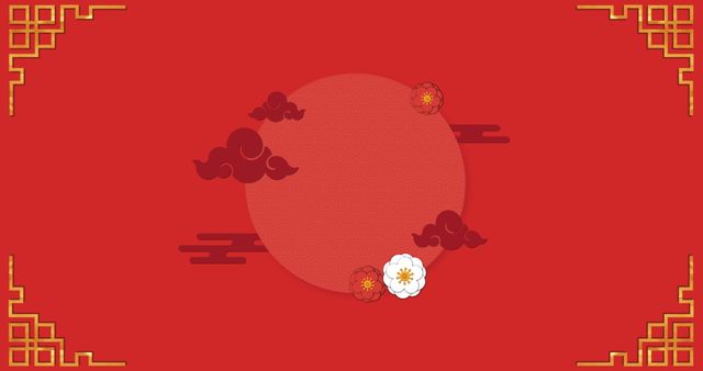 Chinese New Year Decorative Background with Traditional Elements - Download Free Stock Images Pikwizard.com