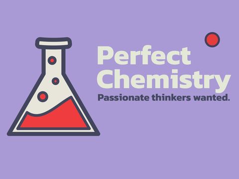 innovative chemistry collaboration inspirational poster design - Download Free Stock Templates Pikwizard.com