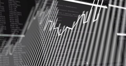 Dynamic Financial Data Display - Download Free Stock Images Pikwizard.com