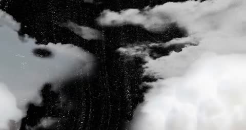 Abstract White Cloud Formations on Dark Minimalist Surface