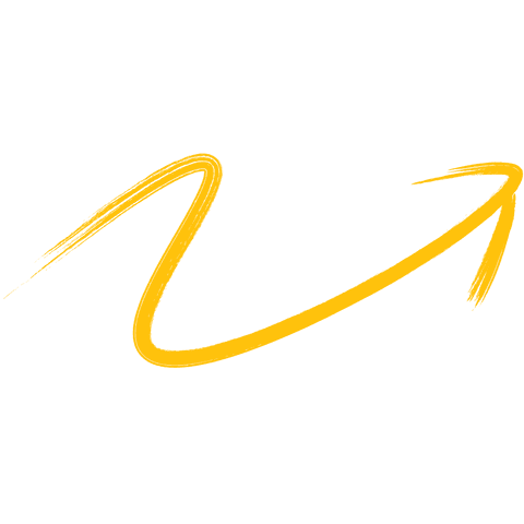 yellow curved arrow on transparent background freehand design - Download Free Stock Videos Pikwizard.com