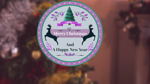 Joyful Animated Christmas and New Year Greetings