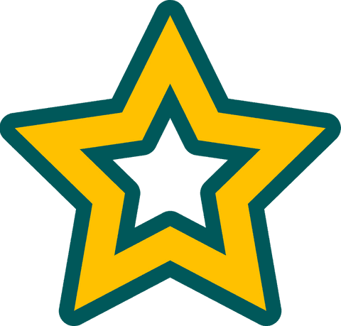 minimalist nested star icon on transparent background - Download Free Stock Videos Pikwizard.com