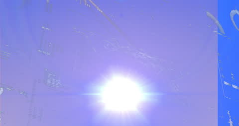 Futuristic Data Processing with World Map Overlay