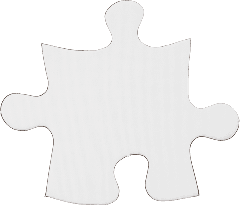 white jigsaw puzzle piece on transparent background for design projects - Download Free Stock Videos Pikwizard.com