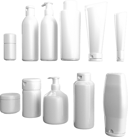 white cream bottles on transparent background for self-care products - Download Free Stock Videos Pikwizard.com