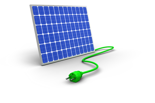 Photovoltaic Panel Generating Renewable Energy with Green Cable on Transparent Background - Download Free Stock Videos Pikwizard.com