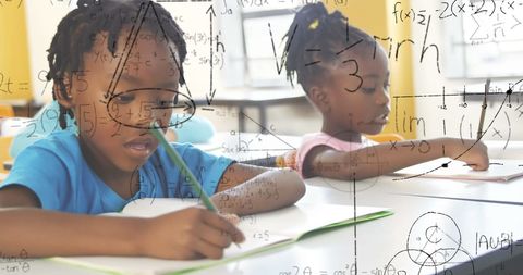 Children Engaged in Mathematics Study at School - Download Free Stock Images Pikwizard.com