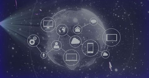 Digital Network and Connectivity in Futuristic Cyberspace