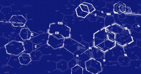 Digital Visualization of Chemical Structures with Data Elements