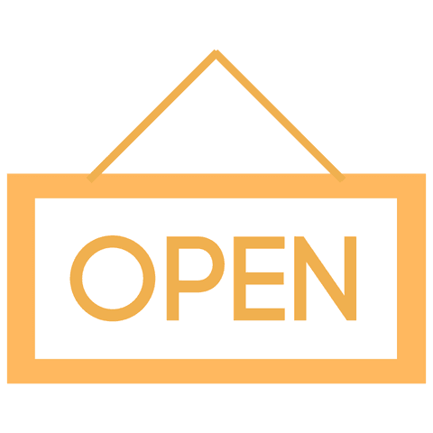 Open Text Sign on Transparent Background, Retail Illustration - Download Free Stock Videos Pikwizard.com