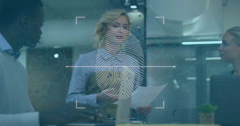 Fingerprint Security and Data Processing in Modern Office