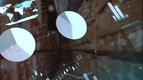 Futuristic Dashboard with Emerging Analytics Data Visualization