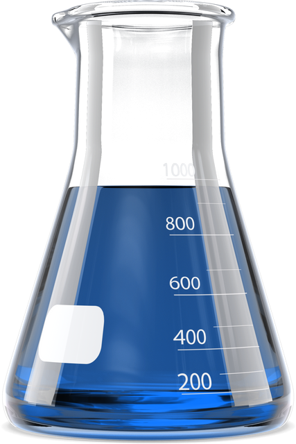 Transparent Laboratory Flask with Blue Chemical Solution Isolated - Download Free Stock Videos Pikwizard.com