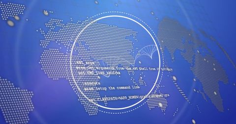 Digital World Map with DNA Strand and Data Overlay - Download Free Stock Images Pikwizard.com