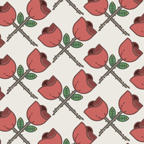 seamless red roses pattern on transparent background for design - Download Free Stock Videos Pikwizard.com