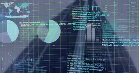 Data Analytics Interface with Code and Graphs - Download Free Stock Images Pikwizard.com
