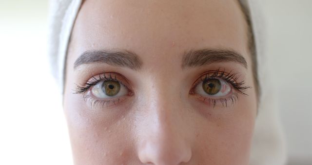 Close-Up of Woman's Eyes with Eyelash Extensions - Download Free Stock Images Pikwizard.com