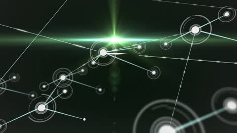 Futuristic Global Network Connection Design