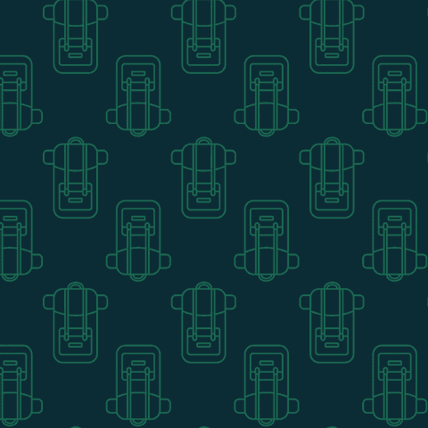 Transparent Pattern with Green Backpack Outline - Download Free Stock Videos Pikwizard.com