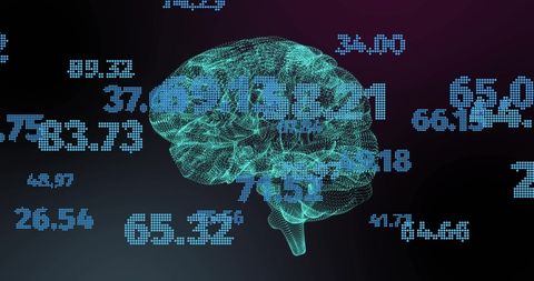 Digital Brain and AI Data Processing Concept - Download Free Stock Images Pikwizard.com