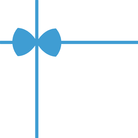transparent illustration of blue ribbon with bow for gift packages - Download Free Stock Videos Pikwizard.com